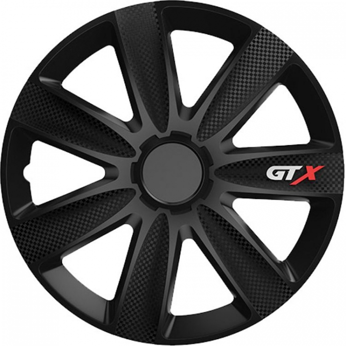 3909 Тасове за джанти 14'' Versaco Carbon GTX - Black - Image 1